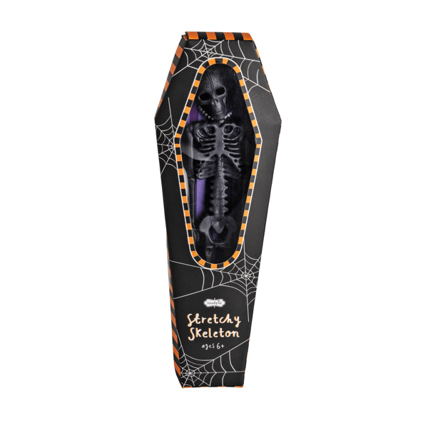 MUD PIE BLACK STRETCHY SKELETON
