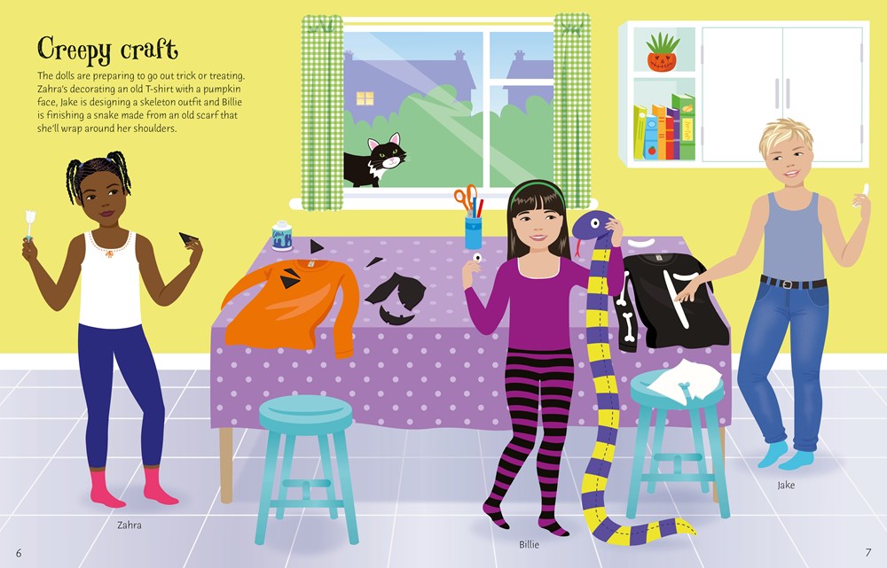 Sticker Dolly Dressing Trick or Treat : Usborne
