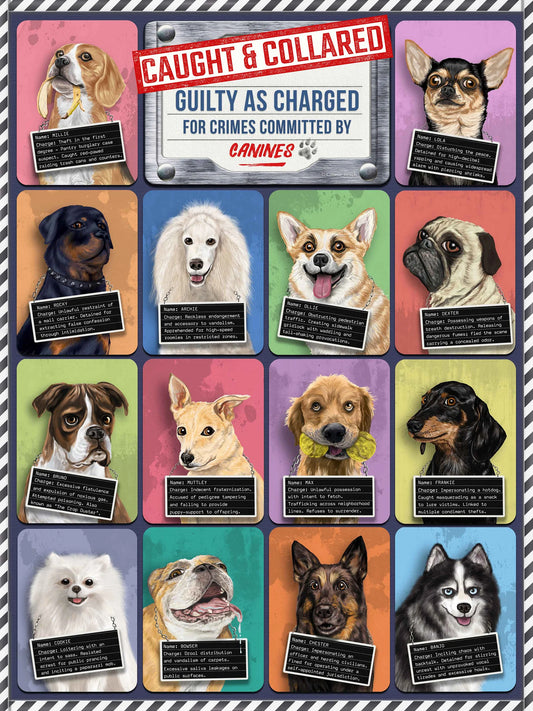 True South Puzzle Co. Caught and Collared Dogs