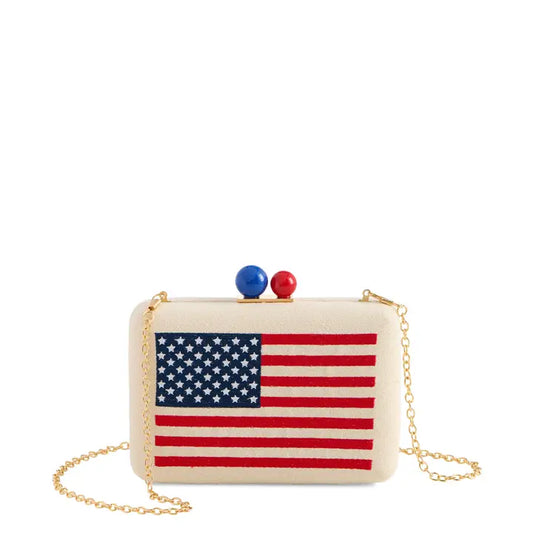 Shiraleah Americana Minaudière, Natural
