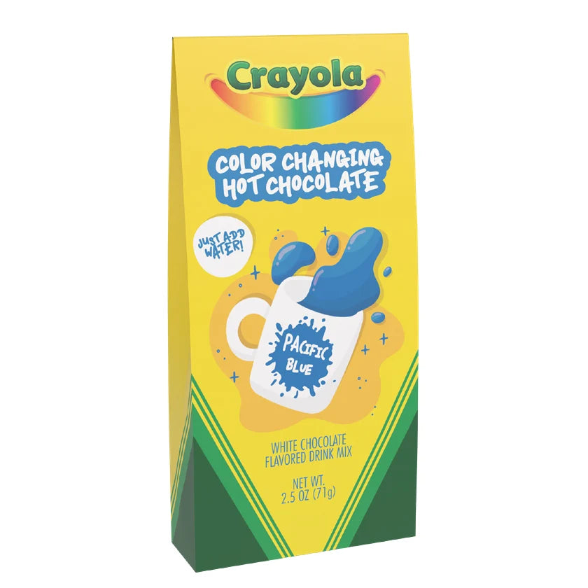 MCSTEVENS - CRAYOLA MUG BLUE HOT CHOCOLATE - 2.5OZ