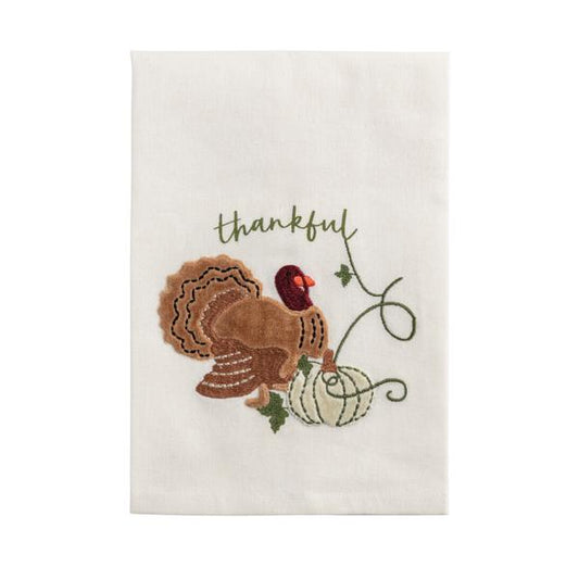 MUD PIE TURKEY VELVET TOWEL
