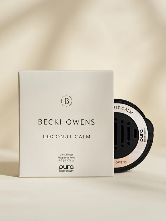 Becki Owens Coconut Calm Pura Car Diffuser Fragrance Refill