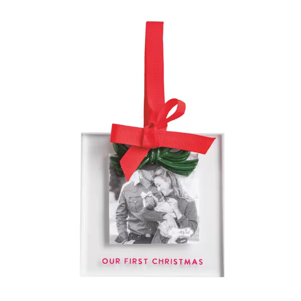 MUD PIE OUR FIRST CHRISTMAS FRAME ORNAMENT