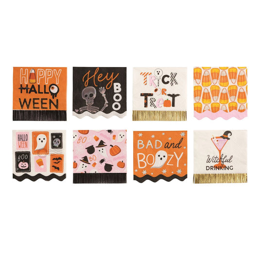 MUD PIE Halloween Cocktail Napkin Sets