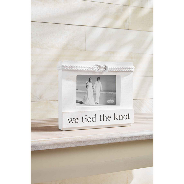 MUD PIE WE TIED THE KNOT PICTURE FRAME
