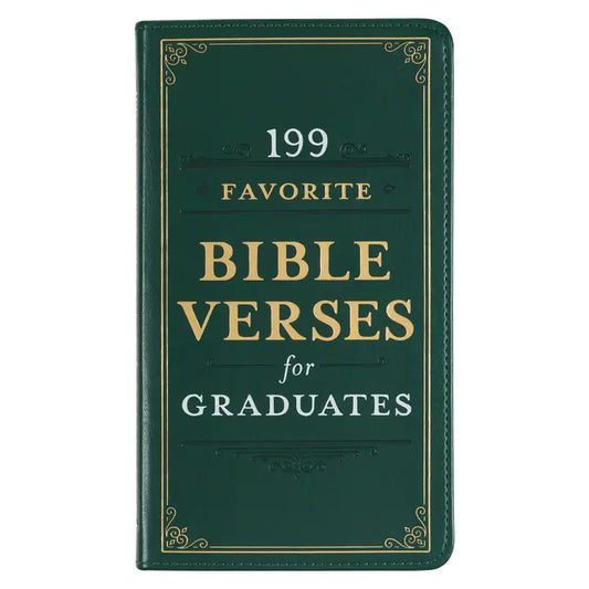 199 Favorite Bible Verses For Graduates Faux Leather Book