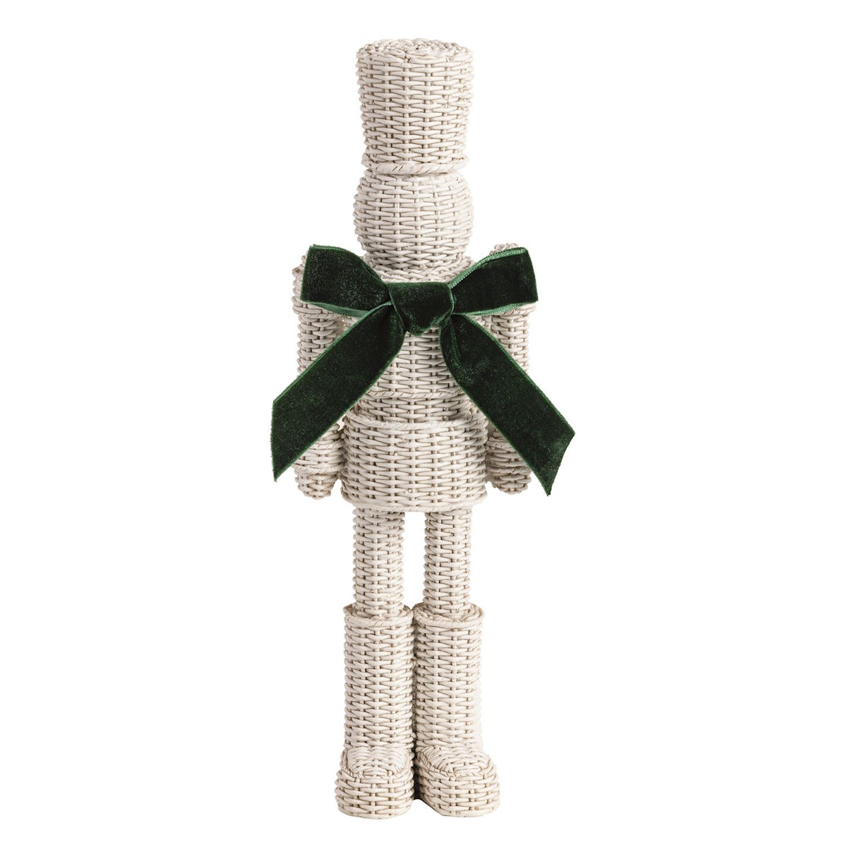 MUD PIE SMALL RESIN WICKER NUTCRACKER