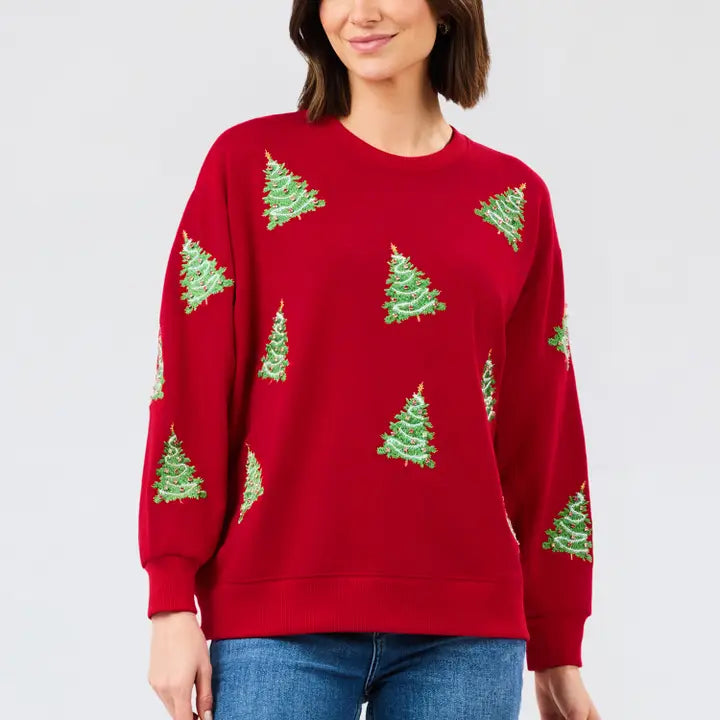 Mary Square Sweatshirt Sarah Merry Trees