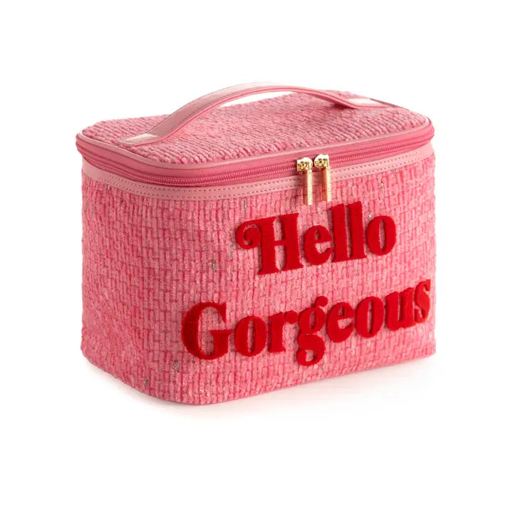 Shiraleah "Hello Gorgeous" Cosmetic Case