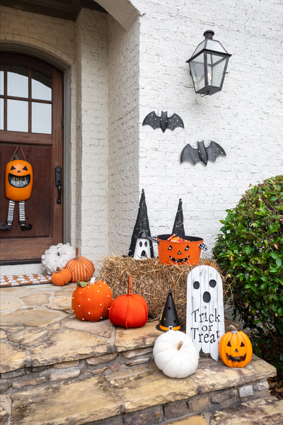 MUD PIE JACK-O-LANTERN CANDY DOOR HANGER