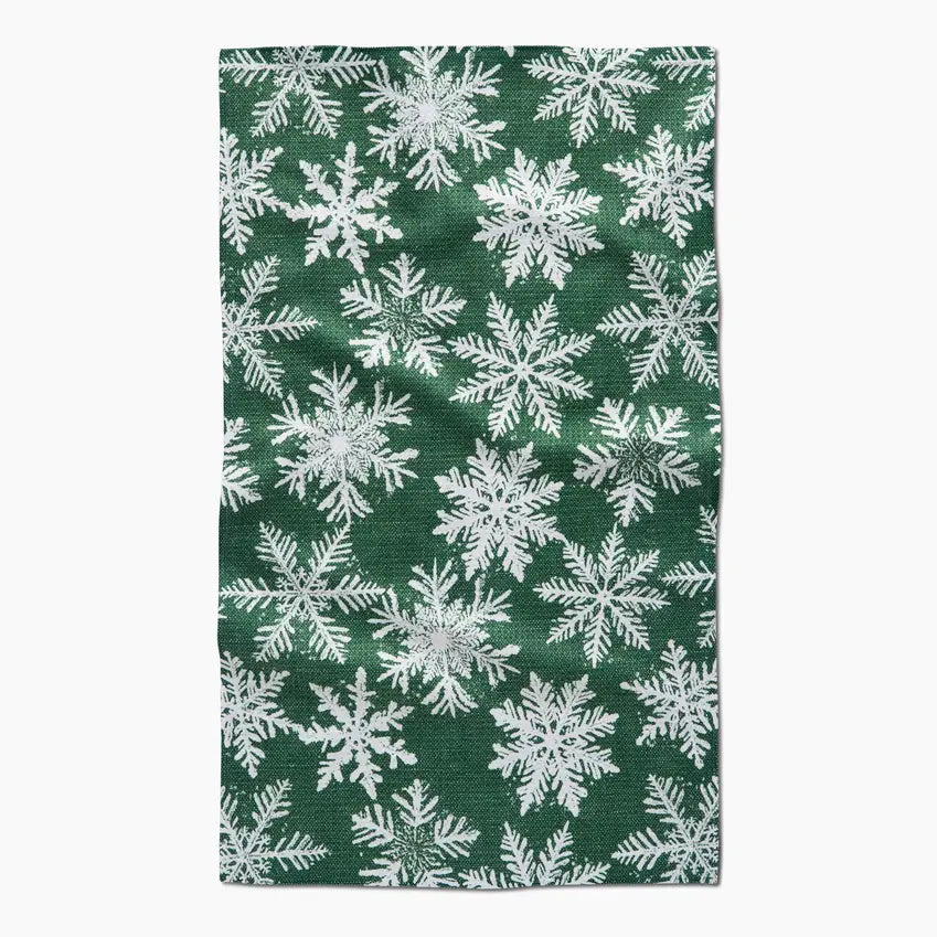 Geometry Snowy Days Green