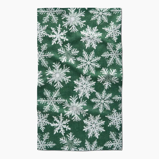 Geometry Snowy Days Green