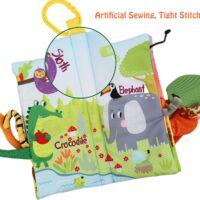 Bebe Mondo Tails Cloth Book Jungle with Teether