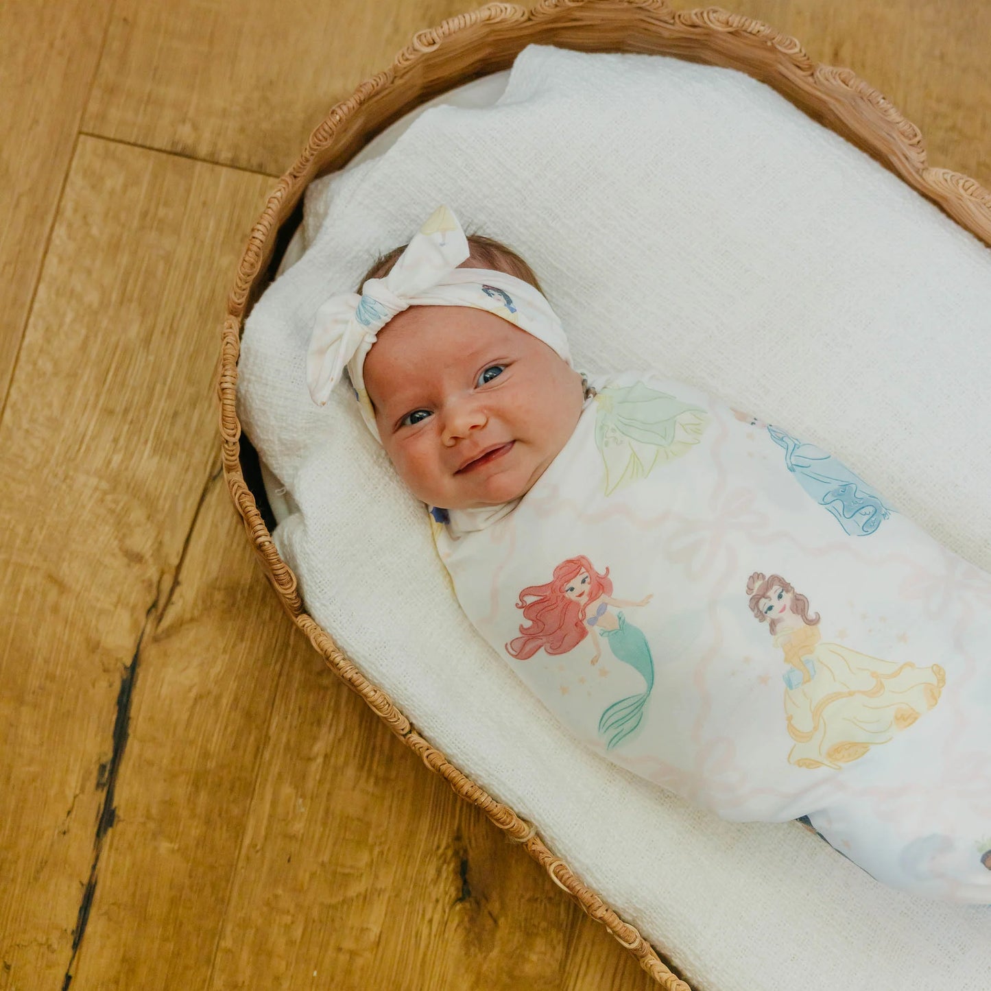Copper Pearl Disney Princess Knit Swaddle Blanket