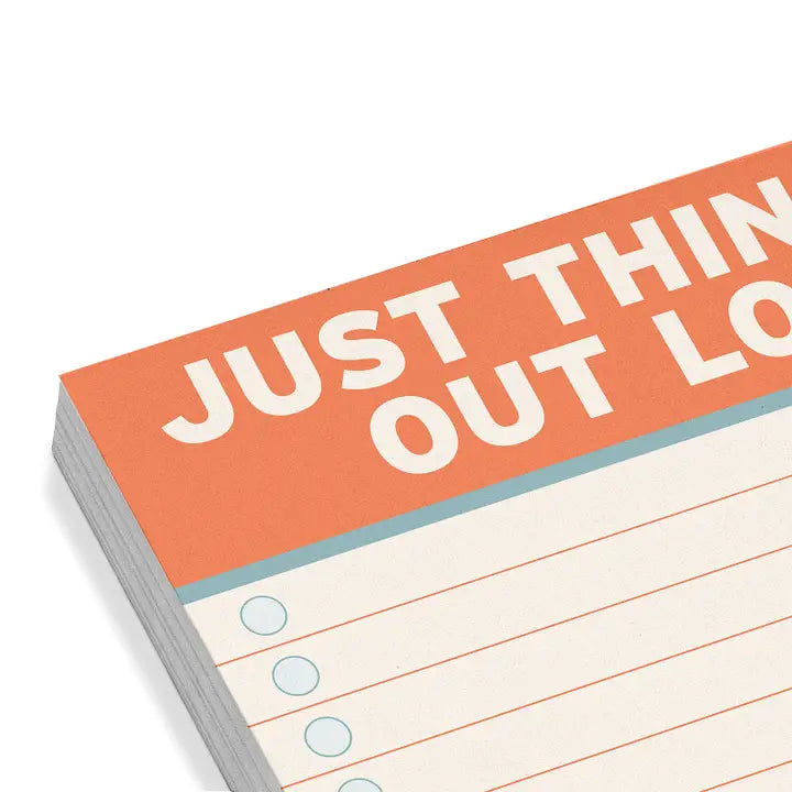 Knock Knock Thinking Out Loud Large Sticky Notes (4 X 4-inches)