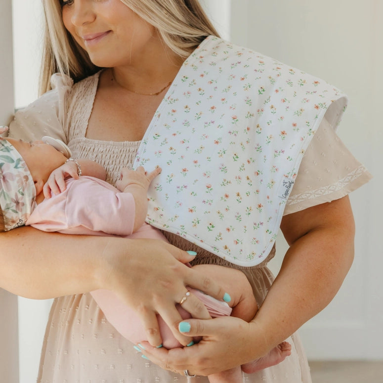 Copper Pearl 3 Pack Premium Burp Cloths - Natalie