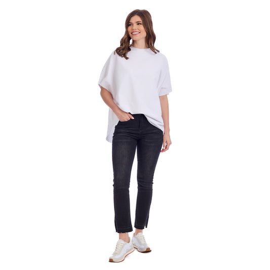 MUD PIE CULLEN TOP-WHITE