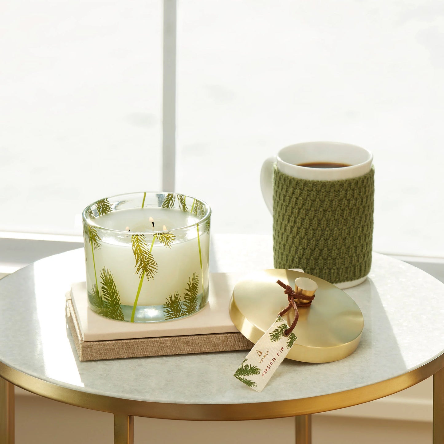 Thymes Frasier Fir Pine Needle 3-Wick Candle