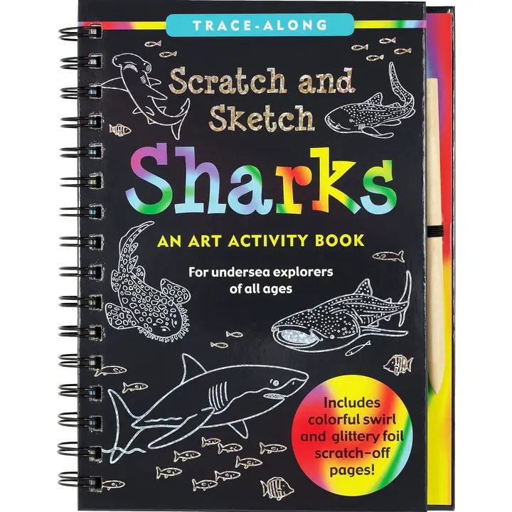 Sharks Scratch and Sketch