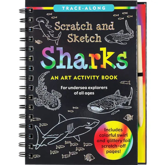 Sharks Scratch and Sketch