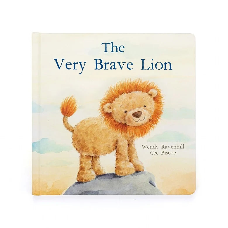 Jellycat The Very Brave Lion Book H9" X W9"