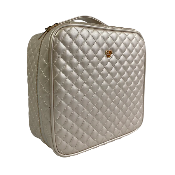 PurseN Mini Diva Makeup Case - Pearl Quilted