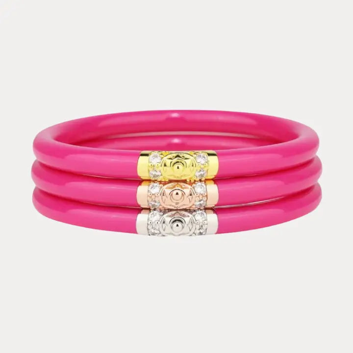 BuDhaGirl Three Kings All Weather Bangles® (Awb®) - Epic Pink