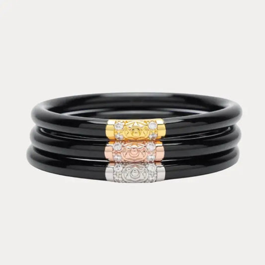 BuDhaGirl Three Kings All Weather Bangles® (Awb®) - Black