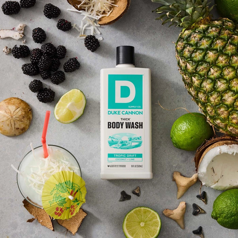 Duke Cannon Body Wash - Tropic Drift 18oz