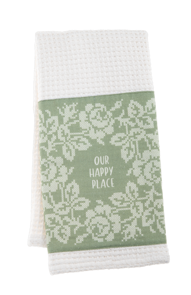 Cross Stitch Message Tea Towels