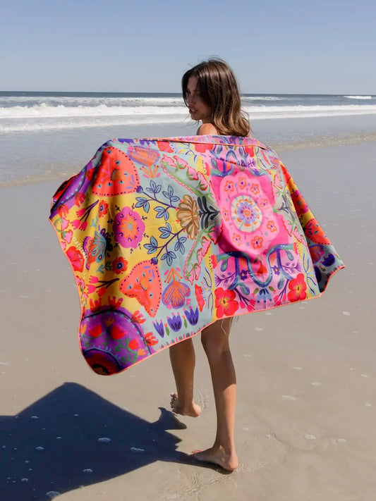 Natural Life Double-Sided Microfiber Beach Towel