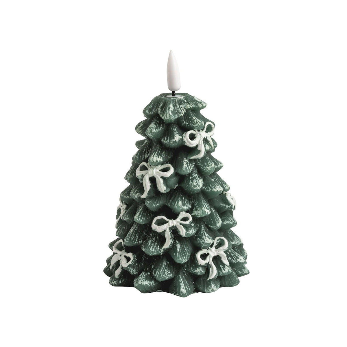 MUD PIE SMALL BOW TREE FLAMELESS CANDLE