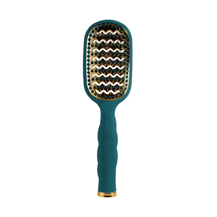 Teleties Vented Hair Brush - Teal with It