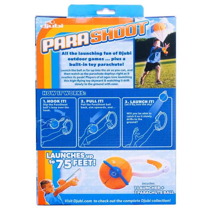 Djubi Parashoot - Outdoor Solo Launching Toy For Kids!