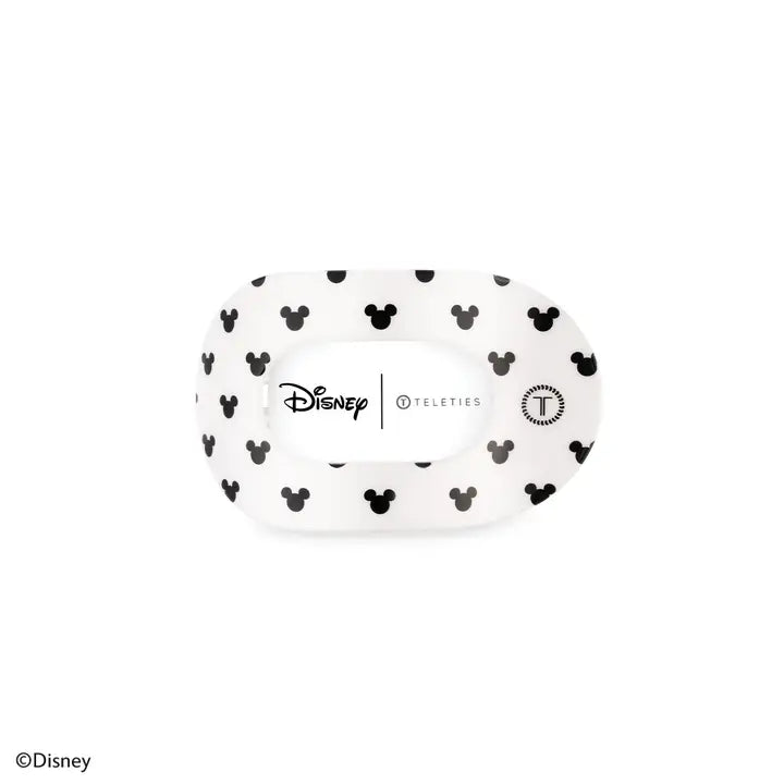 Teleties Flat Round Hair Clip | Small | the Iconic Mickey Mouse