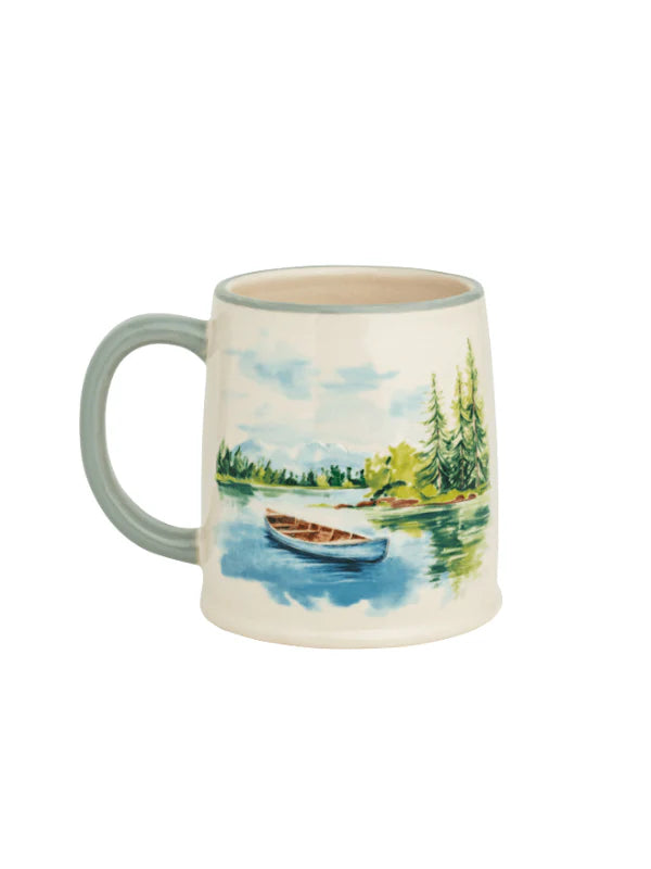 Mud Pie Canoe Retreat Mug