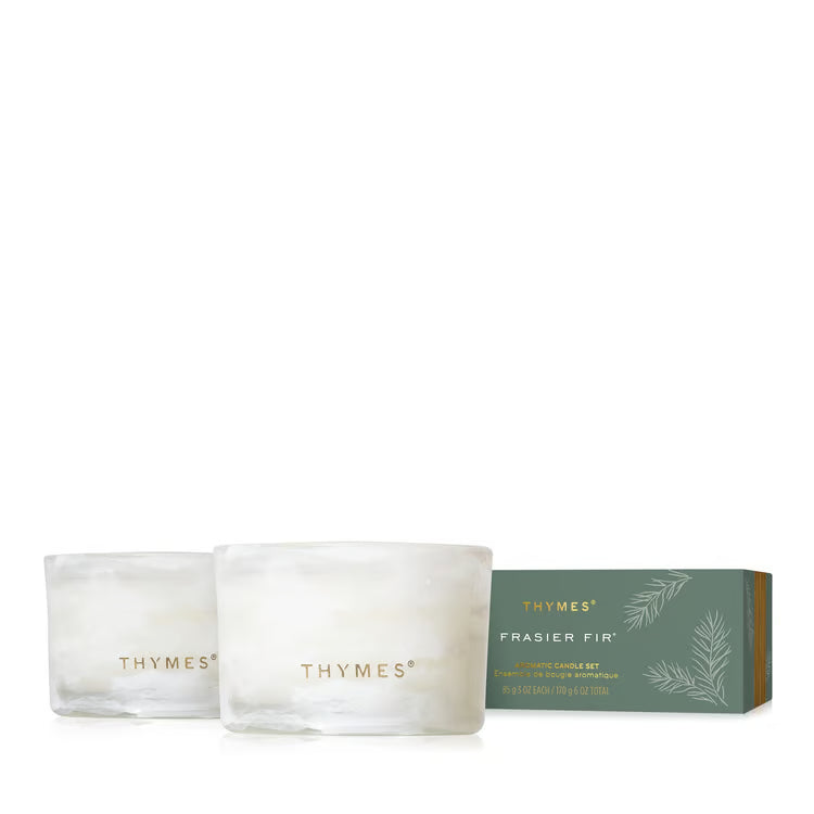 THYMES - HOME Frasier Fir Tidings Boxed Votive Gift Set 3oz