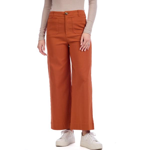 MUD PIE JAKE WIDE LEG PANT-DARK ORANGE