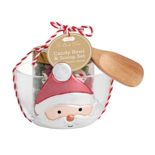 MUD PIE SANTA CANDY BOWL SET