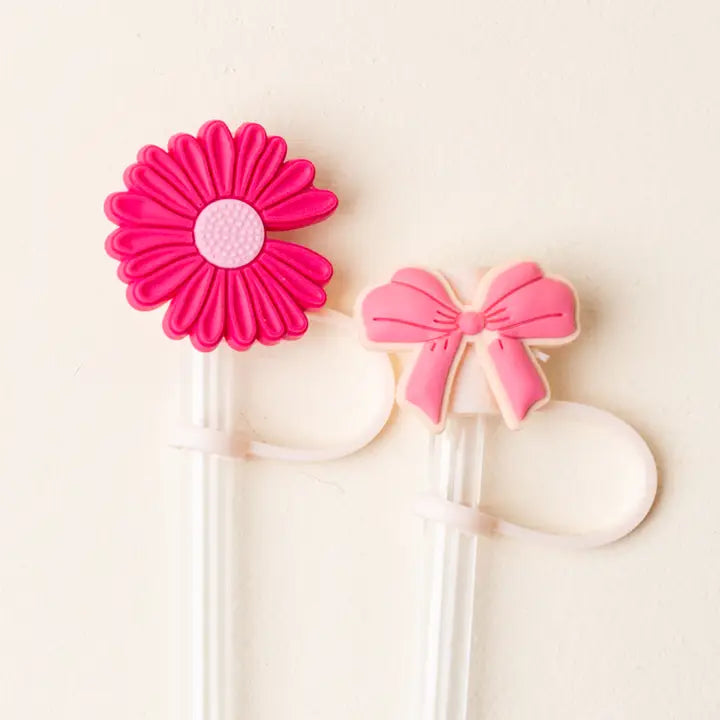 The Darling Effect Straw Topper Set-Bubblegum