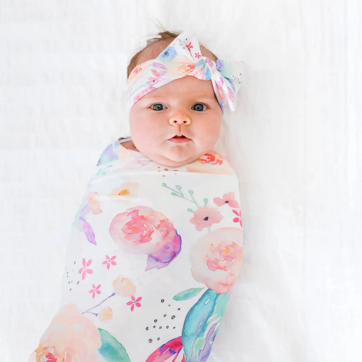 Copper Pearl Knit Swaddle Blanket - Bloom