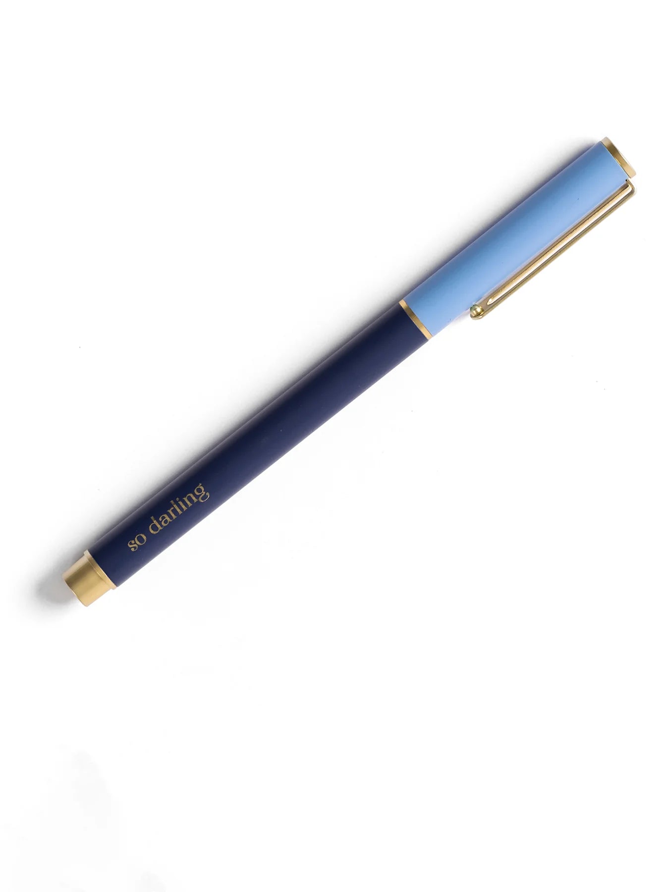 So Darling Snap Cap Pen | Colorblock Blue