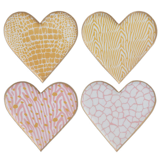 HAZEL MAZEL 4-1/4"L x 4"W Enameled Metal