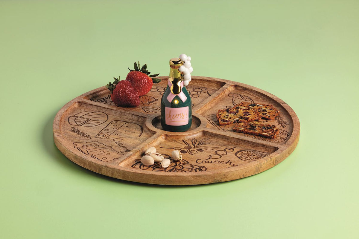 MUD PIE CHAMPAGNE LIGHT-UP SITTER