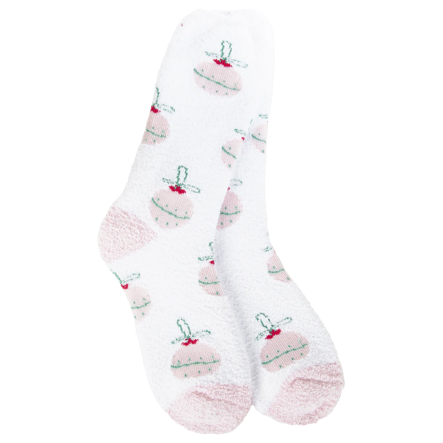 World's Softest Socks Holiday Cozy Crew-Ornament Ball