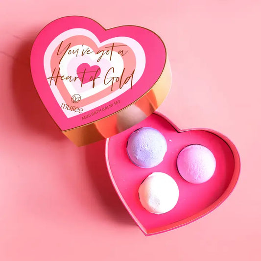 Musee Bath Heart of Gold Three Balm Mini Set