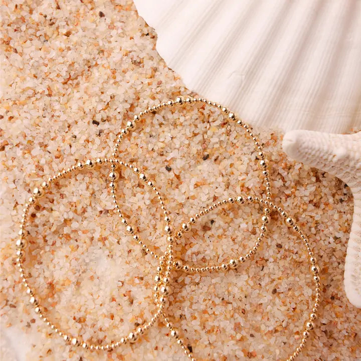 Beaded Blondes Dainty Sutton Bracelet in Gold