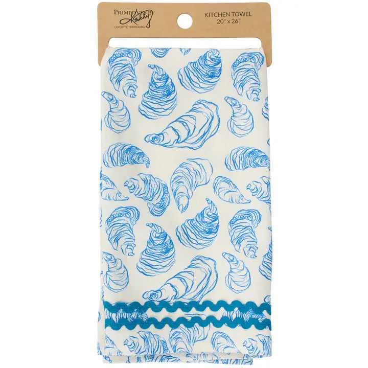 Primitives by Kathy Oysters Kitchen Towel