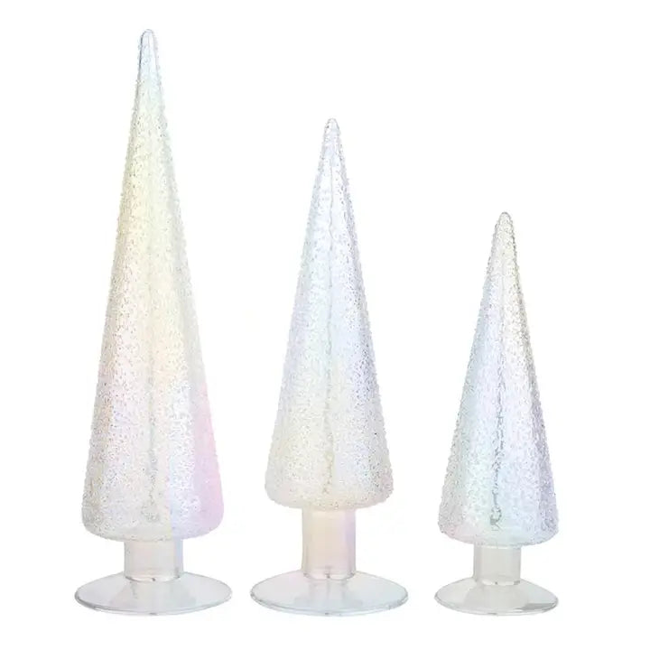 Santa Barbara Design Studio Luster Glass Tree - Set of 3